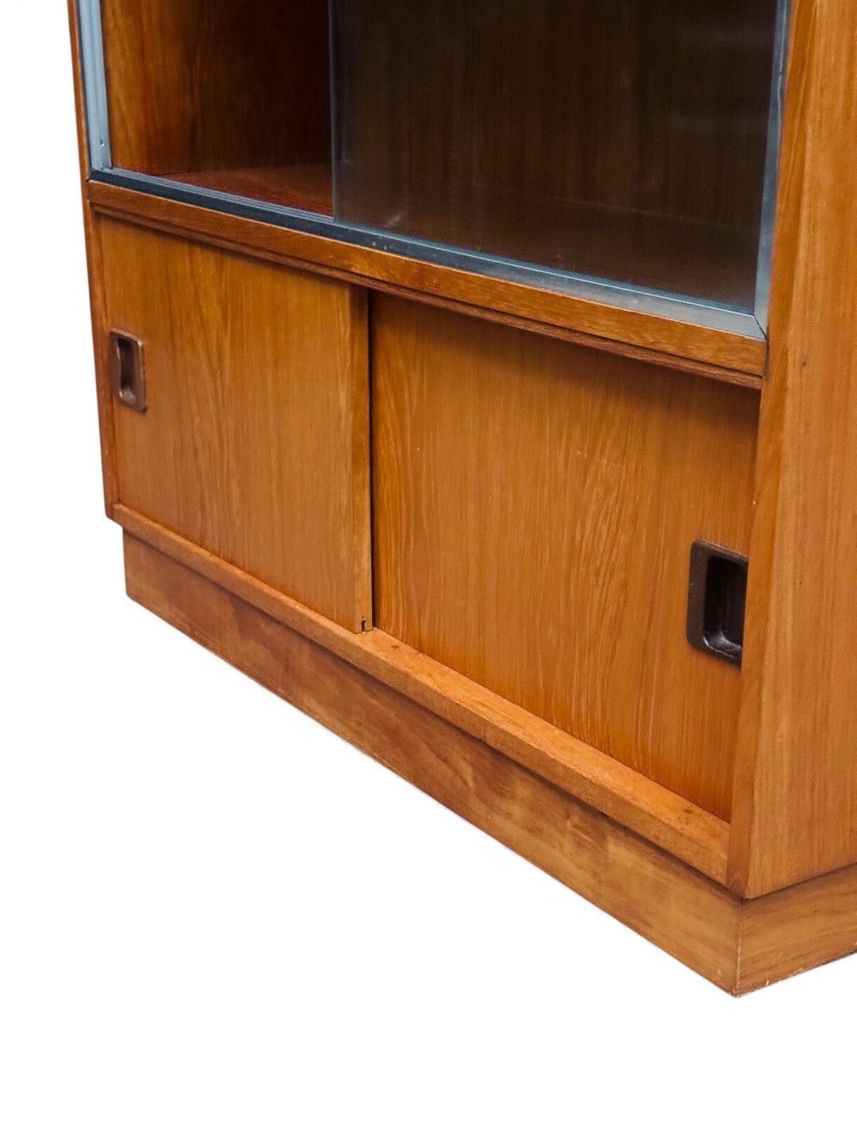 Minty Of Oxford Teak Bookcase Display Cabinet Mid Century C1960 Superior Quality photo furniture