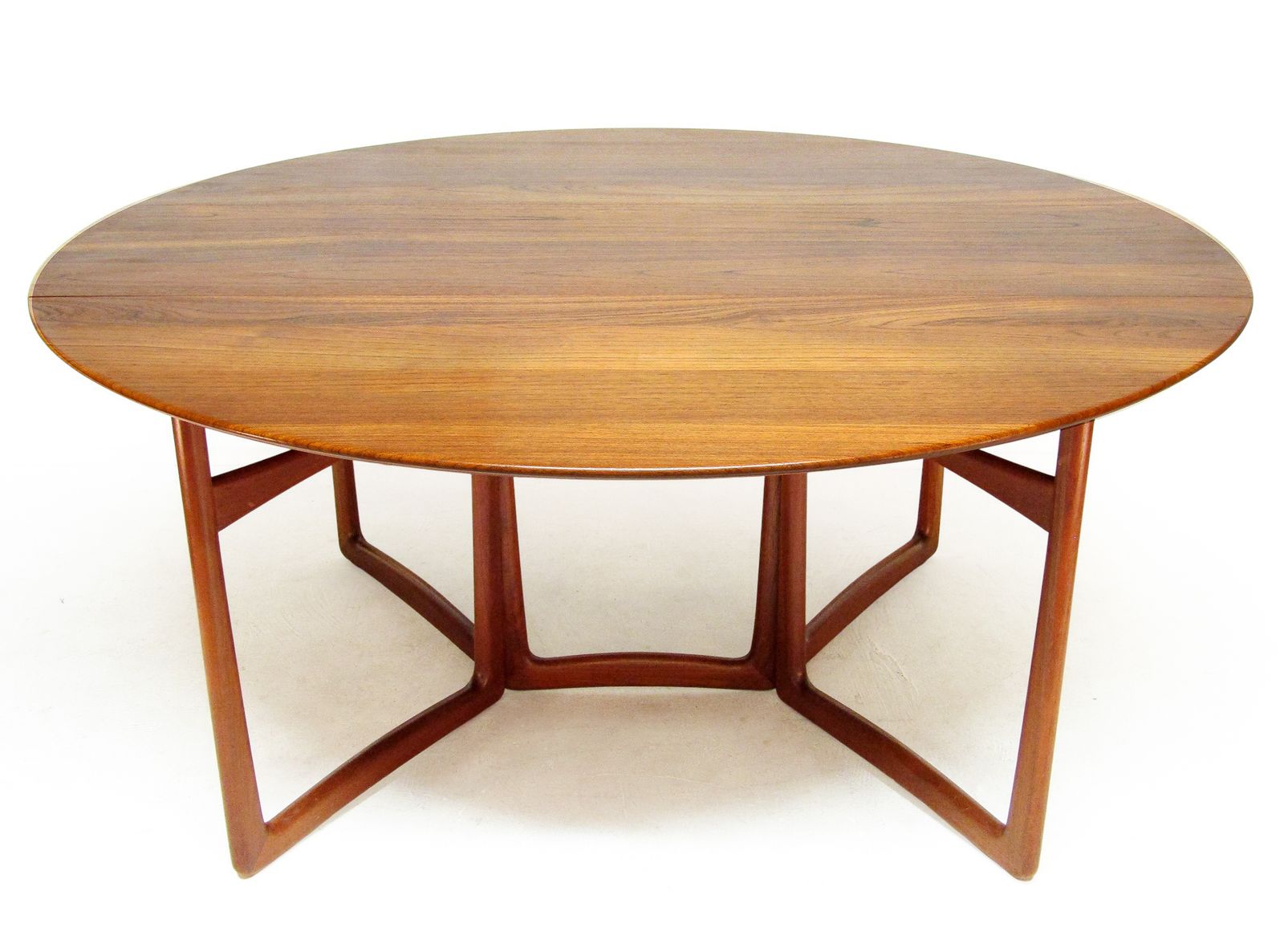 photo furniture 1960s Danish Gate Leg "20 59" Dining Table In Teak By Peter Hvidt