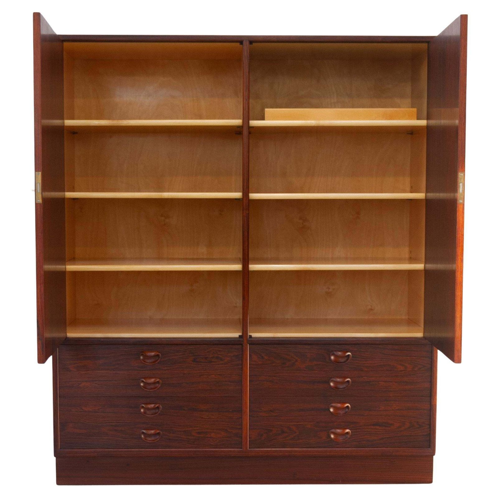 Danish Mid Century Rosewood Gentleman's Dresser Cabinet By Axel S. Albeck, 1950s