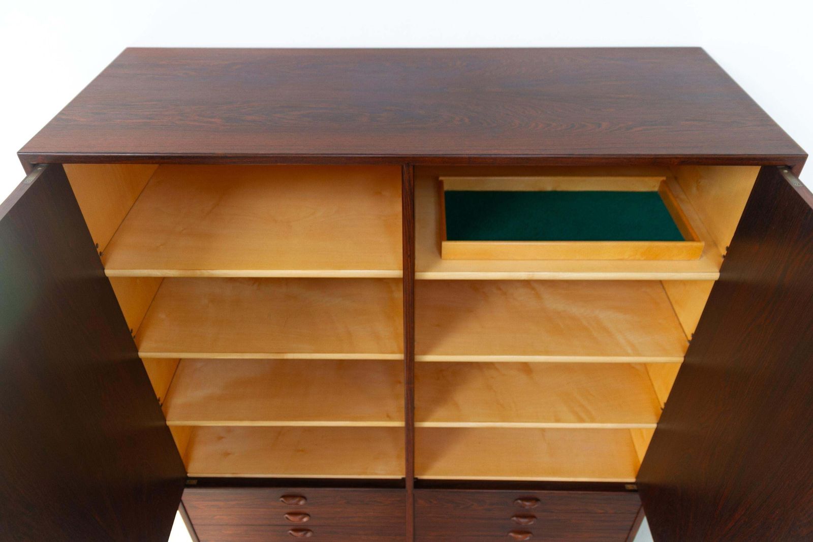 Danish Mid Century Rosewood Gentleman's Dresser Cabinet By Axel S. Albeck, 1950s photo 4915.0