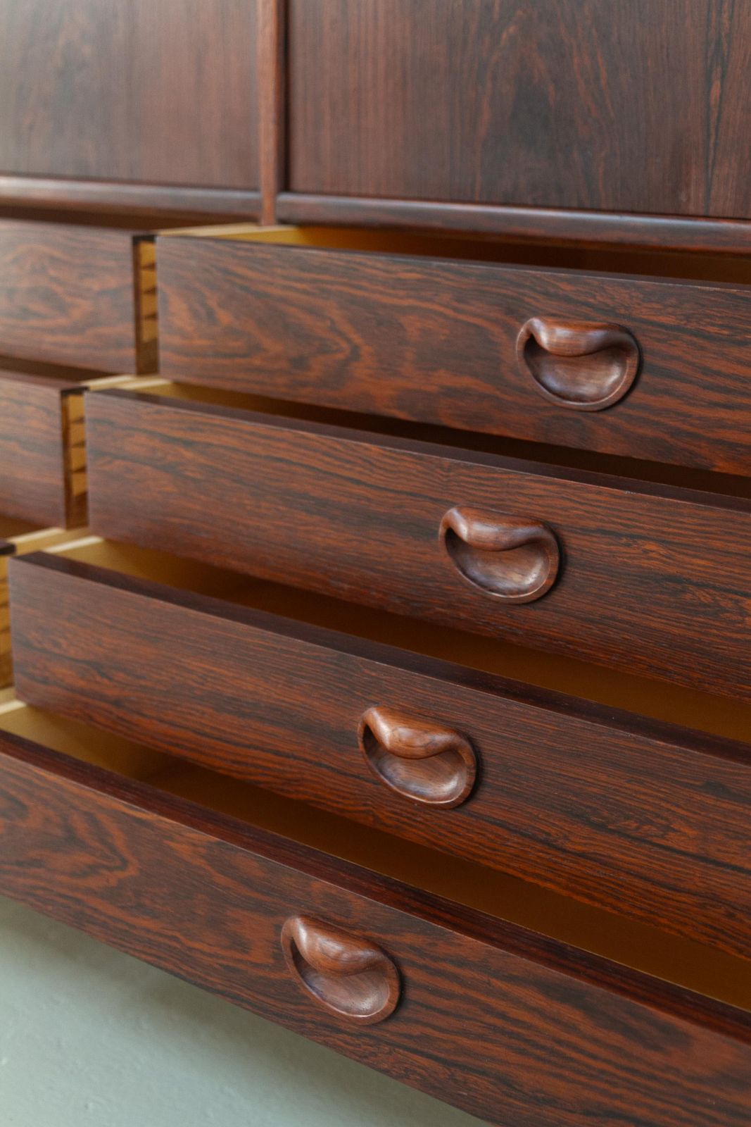 photo for sale Danish Mid Century Rosewood Gentleman's Dresser Cabinet By Axel S. Albeck, 1950s