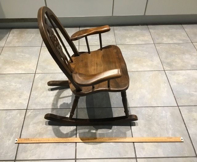 Child’s Wooden Rocking Chair