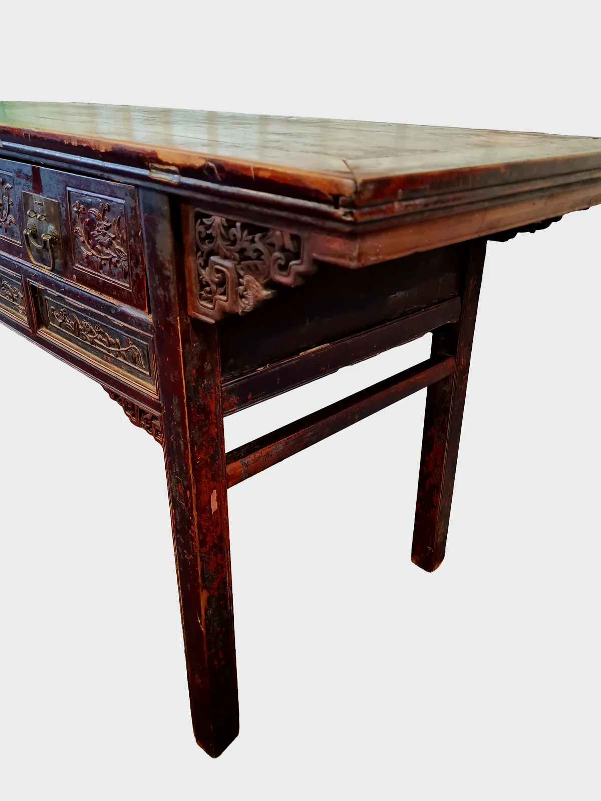 19th Century Chinese Qing Dynasty Elm Altar Table, C1850 photo for sale
