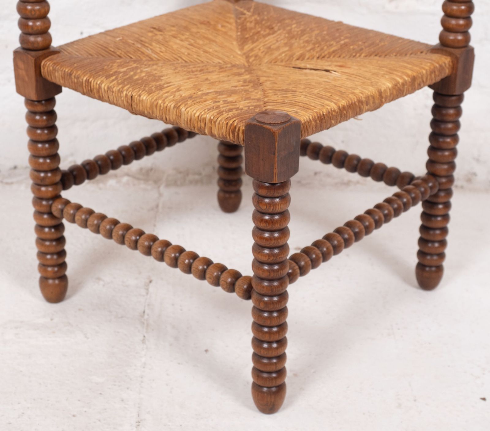 photo furniture Pair Of Antique French Corner Bobbin Chairs