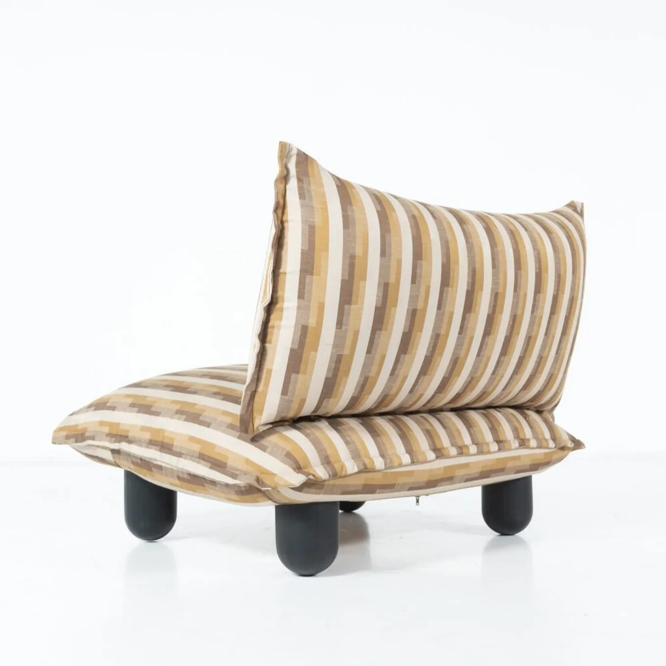 photo vintage Mid Century Pair Of Armchairs, Dall Oca, 1970s