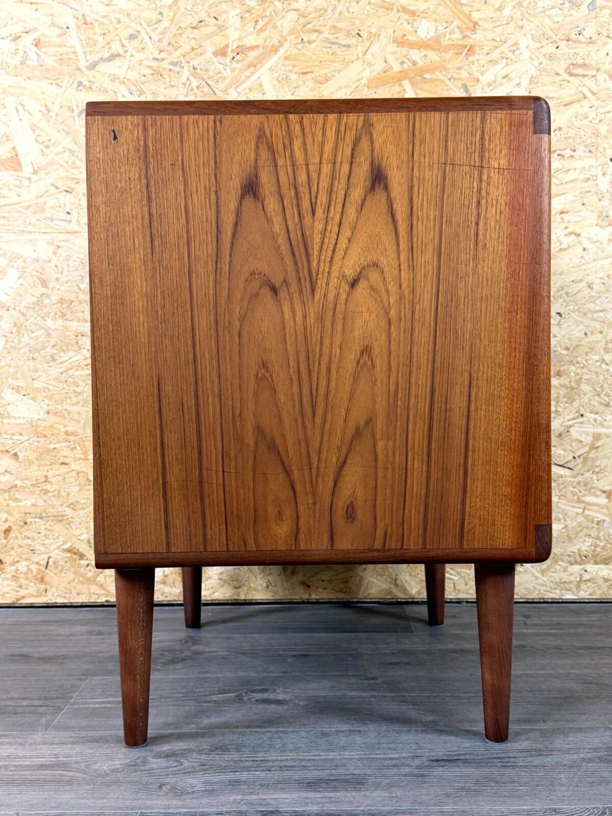 60s 70s Teak Sideboard Credenza Cabinet Danish Modern Design Denmark photo vintage
