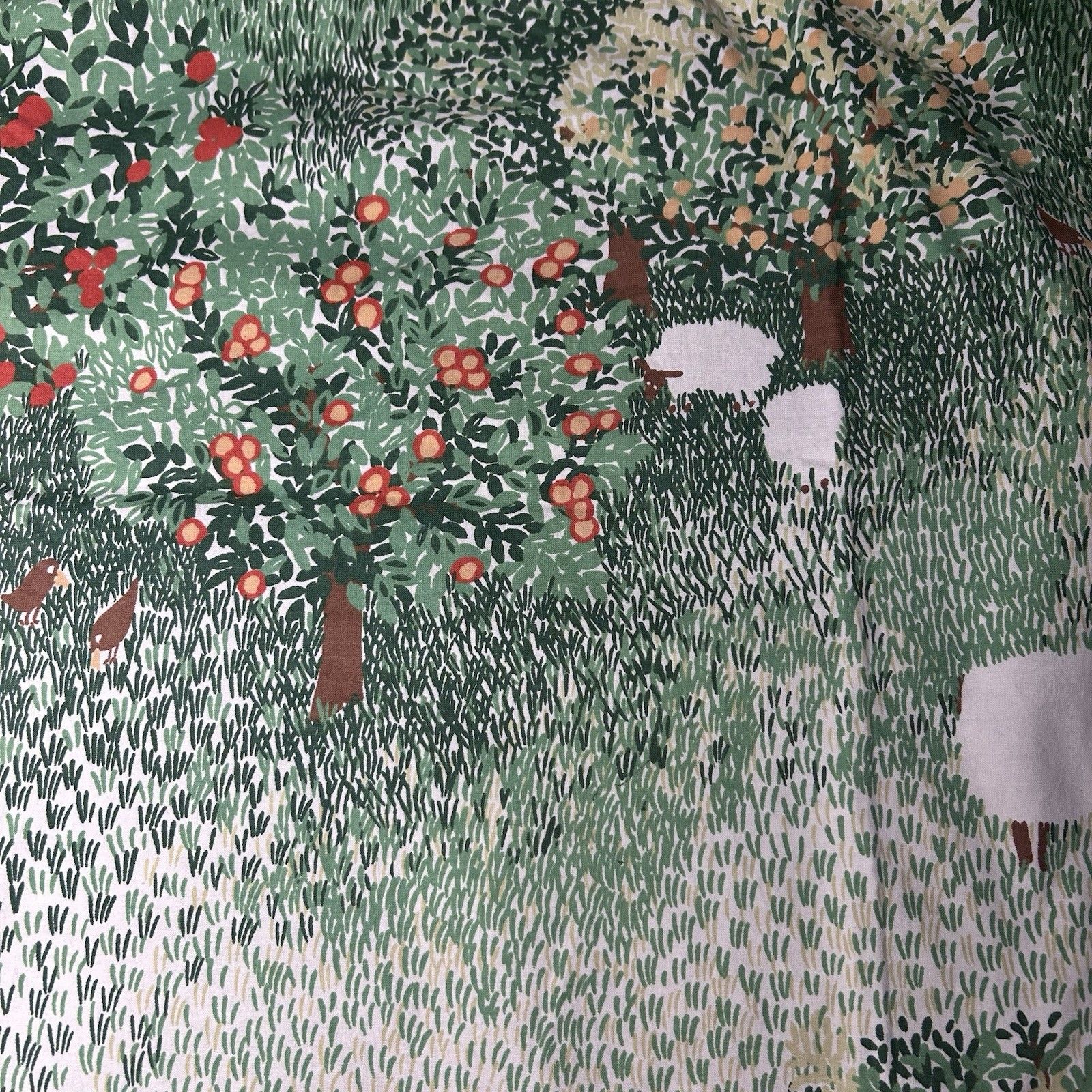 Vintage Merino Meadow Jonelle Curtains Pencil Pleat 2 Panels 216cm W X 138cm L photo buy