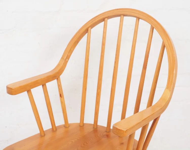 photo for sale Pair Of Danish Pine Chairs By Ole Jorgensen For Tarm Stole