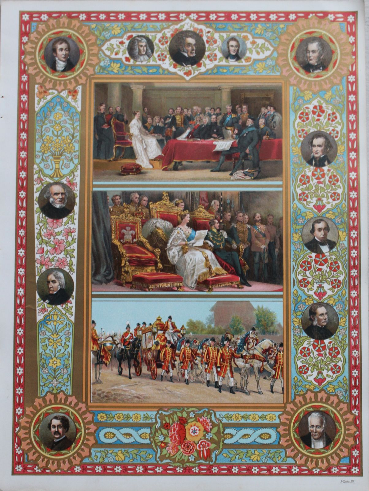 Antique Set Of 10 Chromolithographs Celebrating Queen Victoria’s Diamond Jubilee photo buy