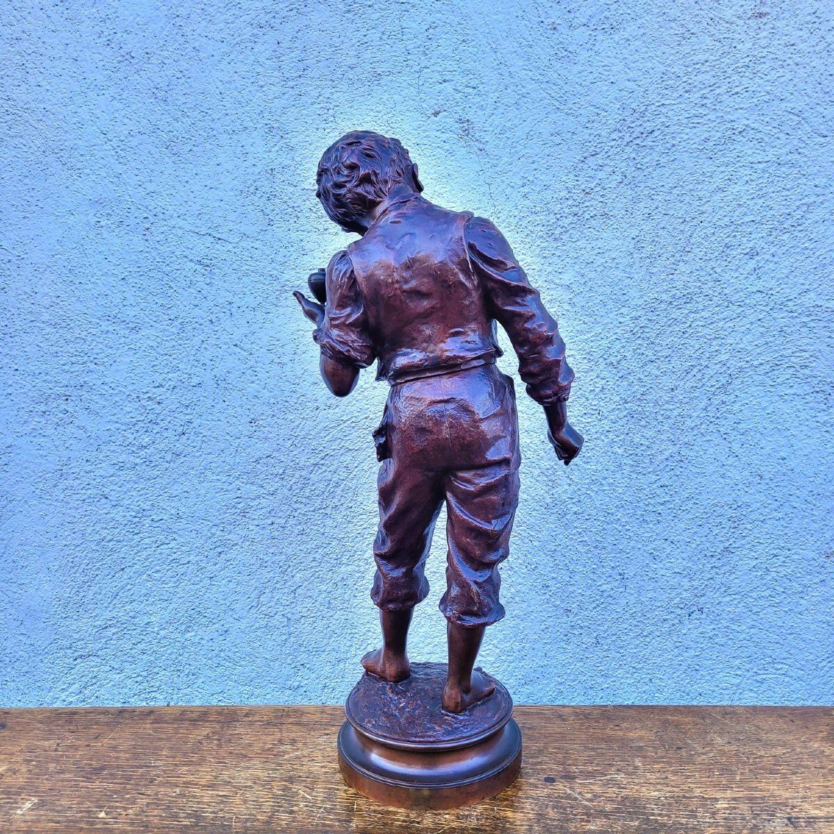 C Anfrie   She Snores, Signed Bronze, 19th Century photo vinterior
