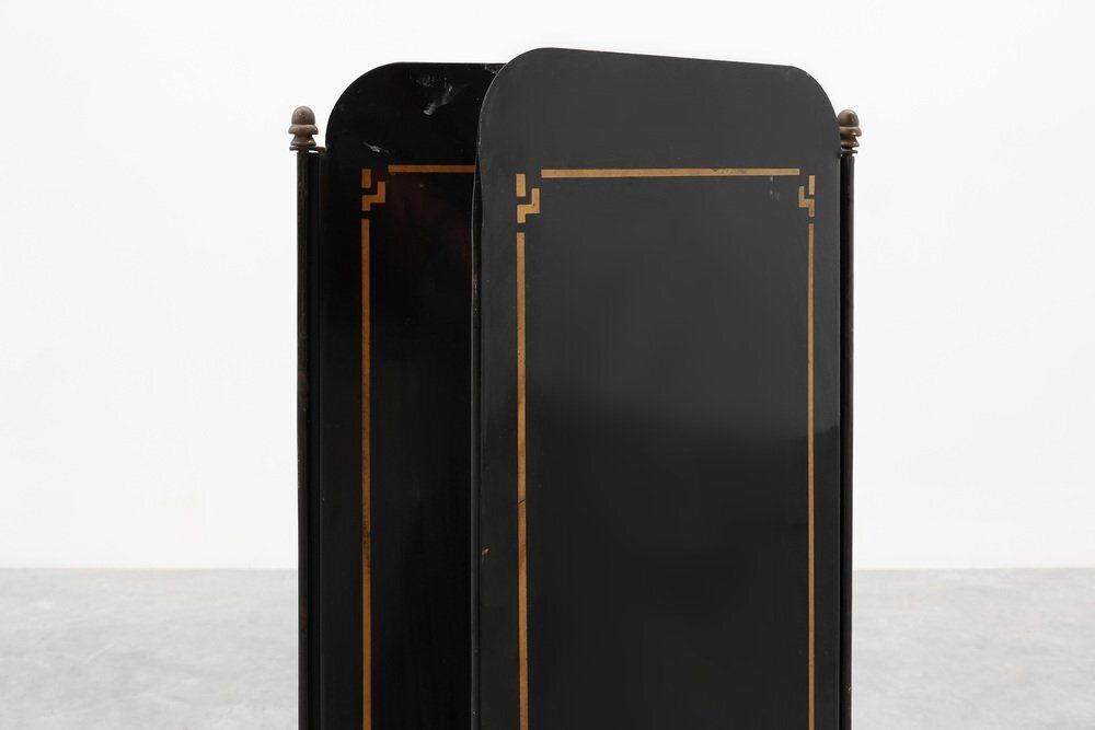 Art Deco French Black And Gold Fireplace Screen 1930s photo Home Decor