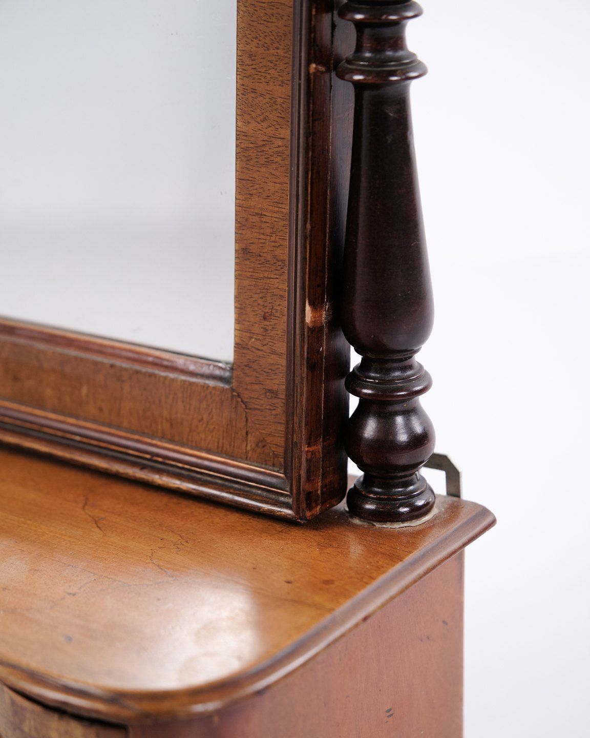 photo furniture Children's Furniture With Mirror   Mahogany   2 Drawers   Approx. 1860