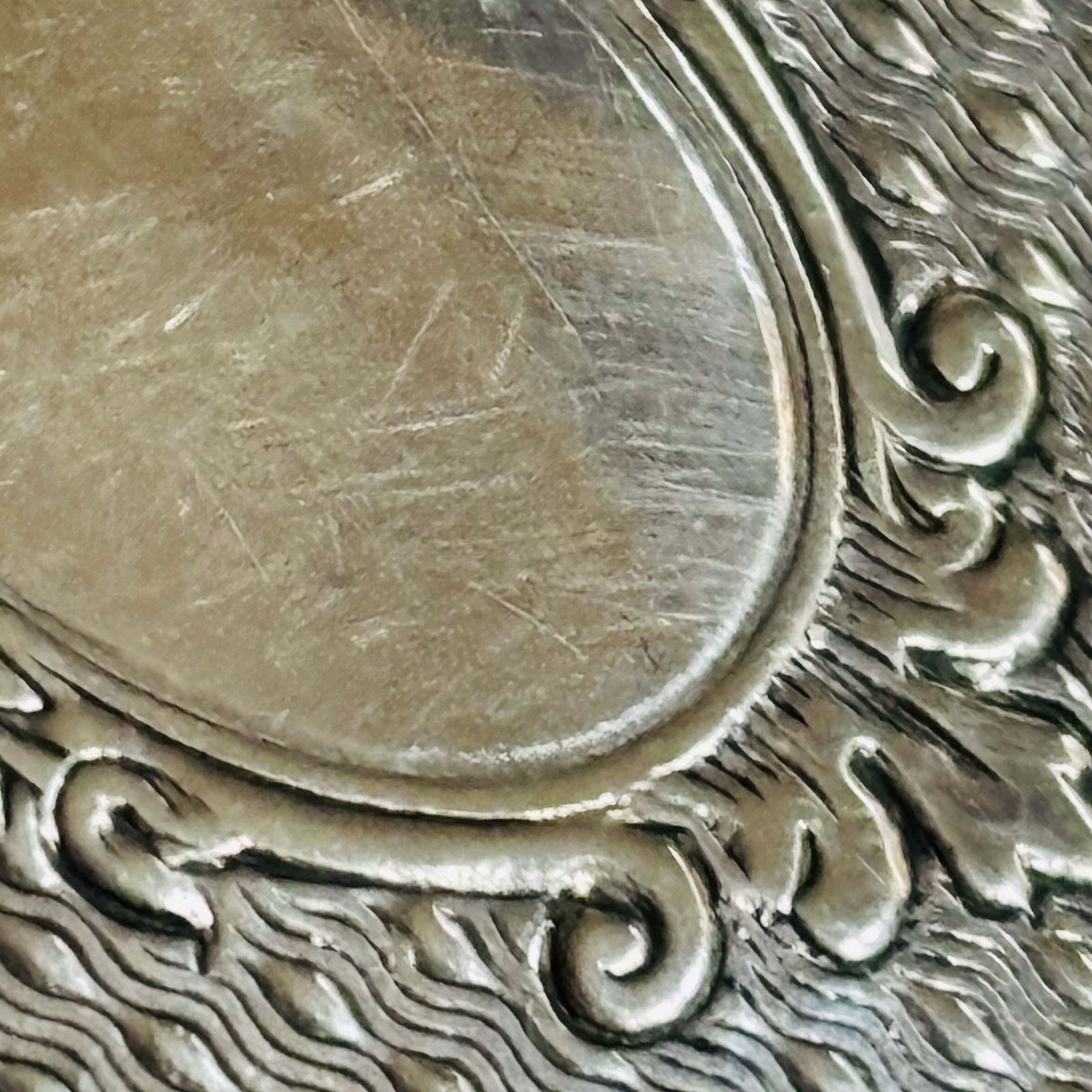Home Decor Antique Silver French Vesta Case Match Safe photo
