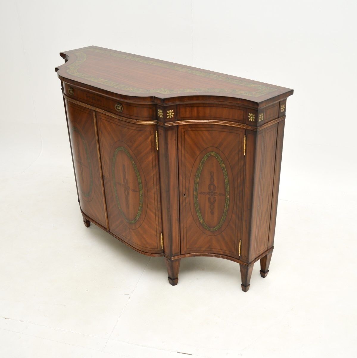 Antique Sheraton Style Painted Satinwood Sideboard photo Furniture