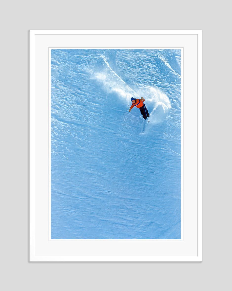 Toni Frissell 'Downhill All The Way' Archival Pigment Print Framed In White photo furniture