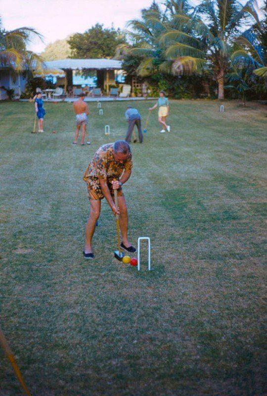 Toni Frissell 'Croquet At The Mill Reef' Archival Pigment Print Framed In White