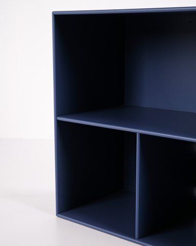 Montana Bookcase – Blue – 3 Shelves photo buy