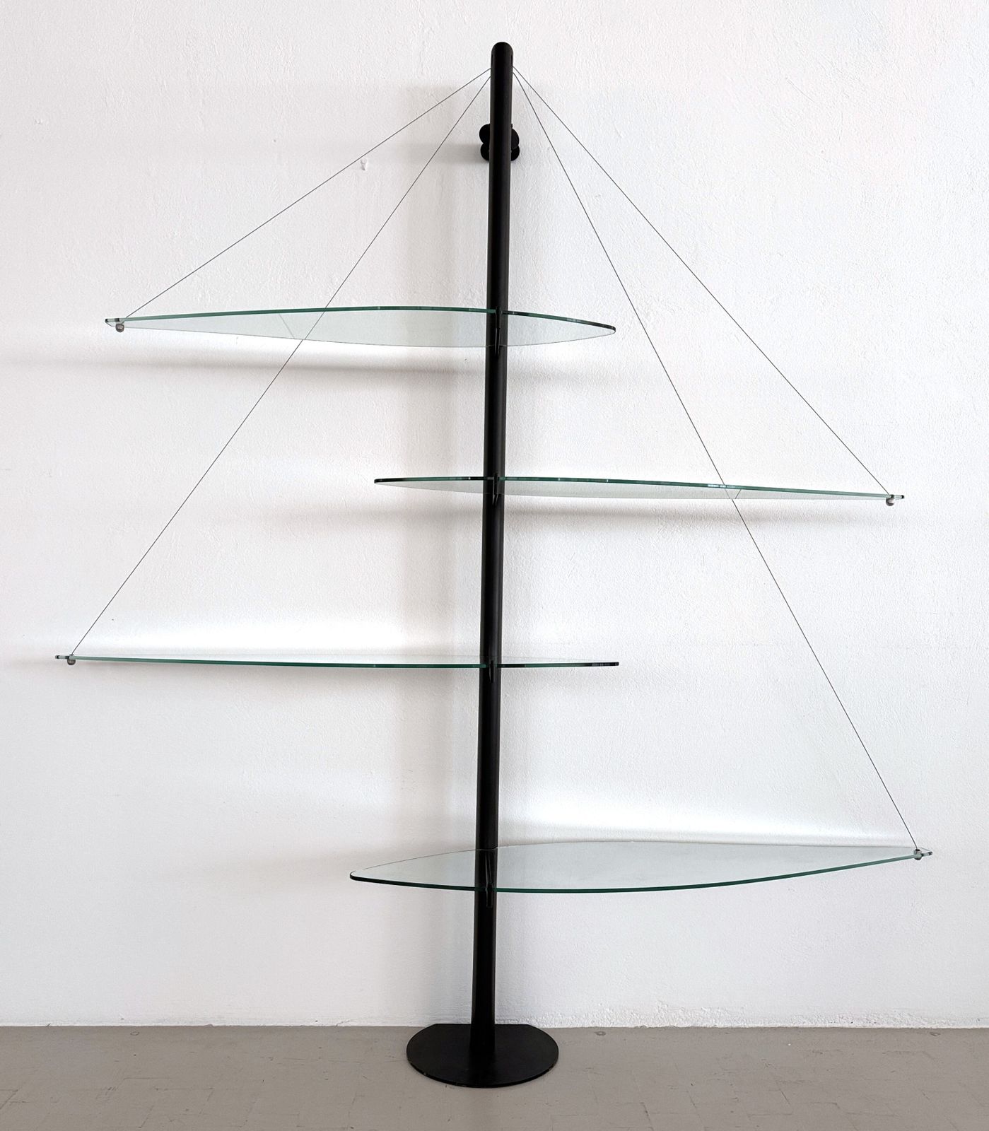 Italian Vintage Floating Shelf 'Fiordiluna' By Tobia Scarpa, 1991 photo furniture