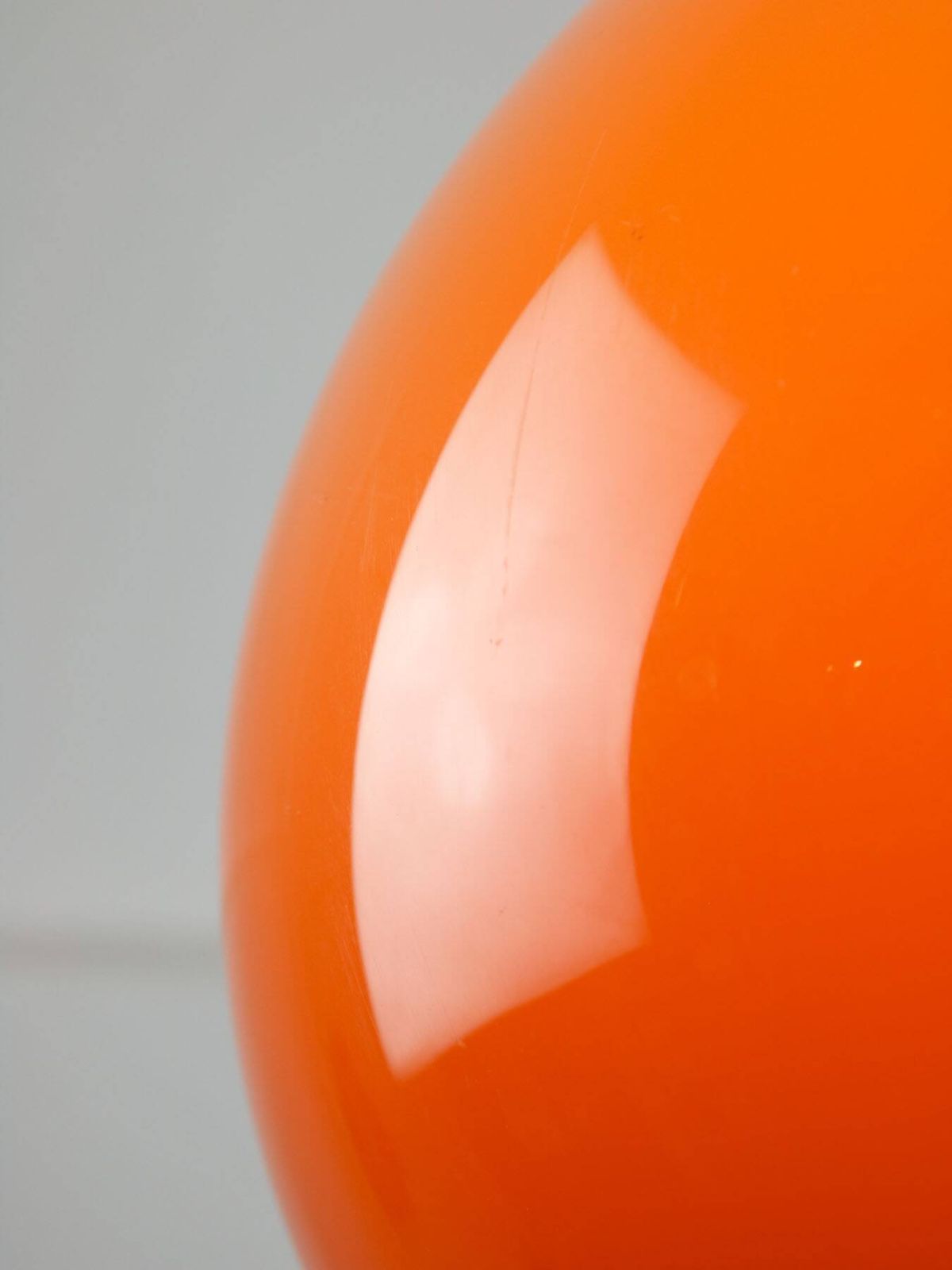 Lighting Space Age Orange Jolly Pendant Light By Guzzini, 1960s photo