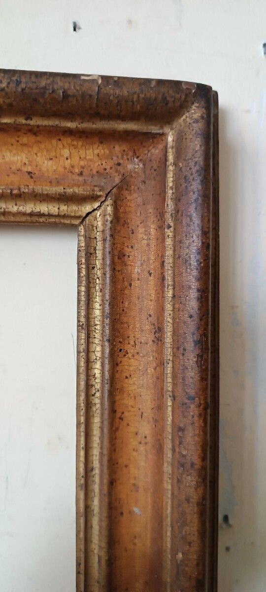 Antique Lacquered And Gilded Frame From The Late 17th Century, Italy photo 1049.0