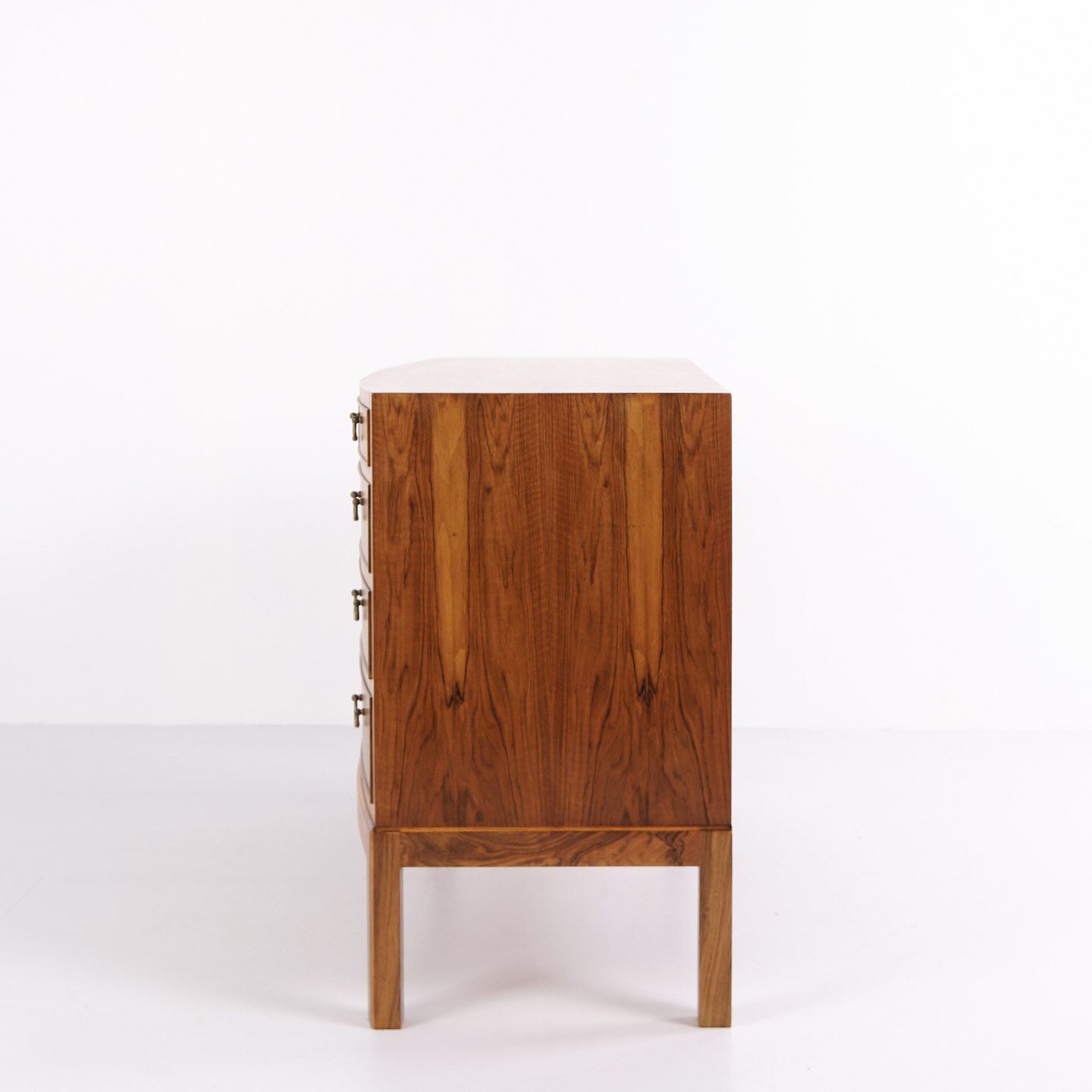 Ole Wanscher – Chest Of Drawers – Walnut & Brass – 1940s photo furniture