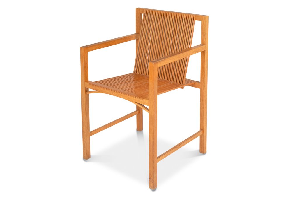 Ruud Jan Kokke. Pair Of Minimalist Oak Armchairs. 1980s photo 3600.0
