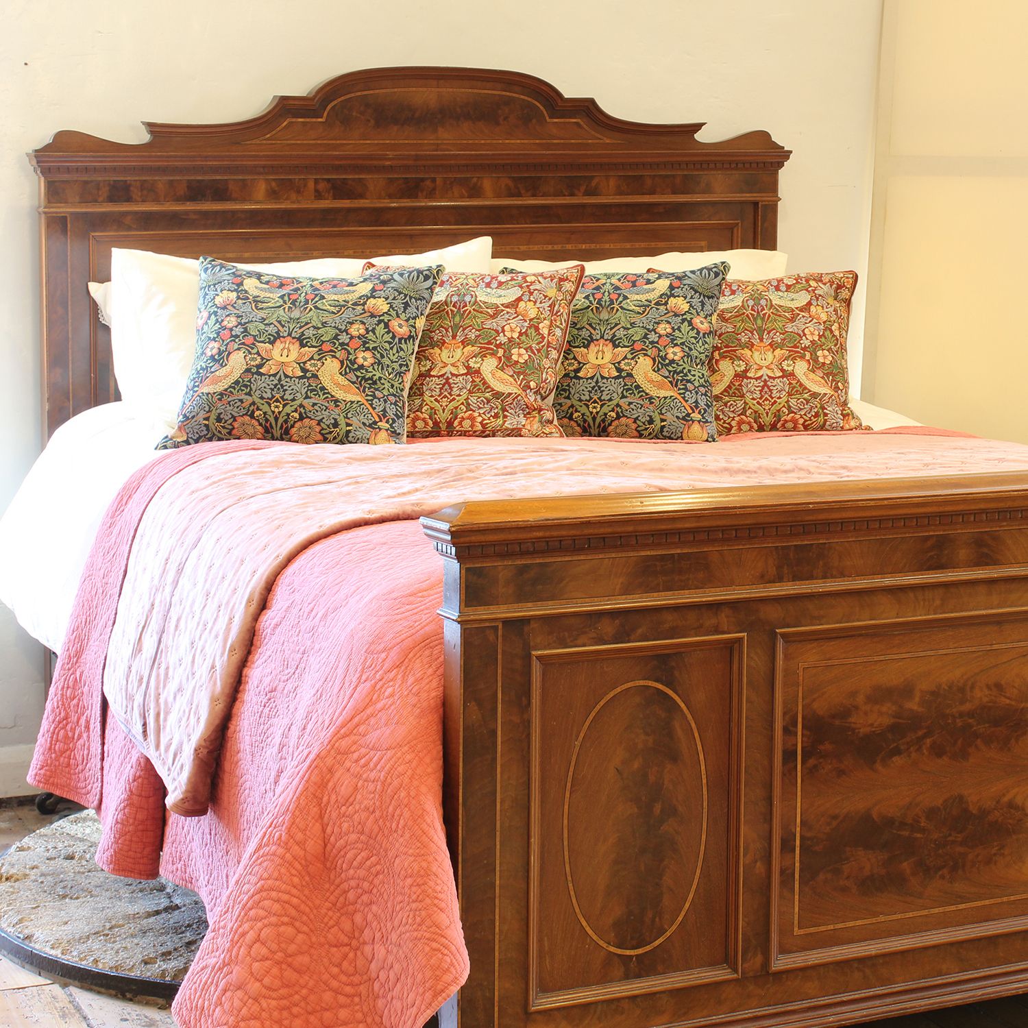 Ide French Mahogany Antique Bed photo buy