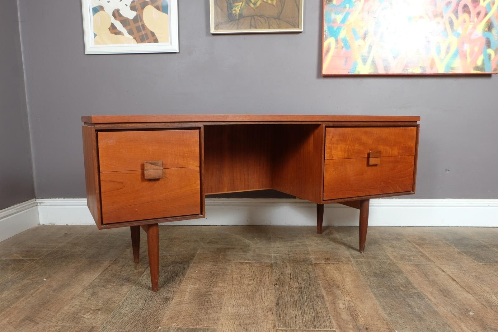 photo for sale Vintage G Plan Danish Range Dressing Table Desk By Ib Kofod Larsen