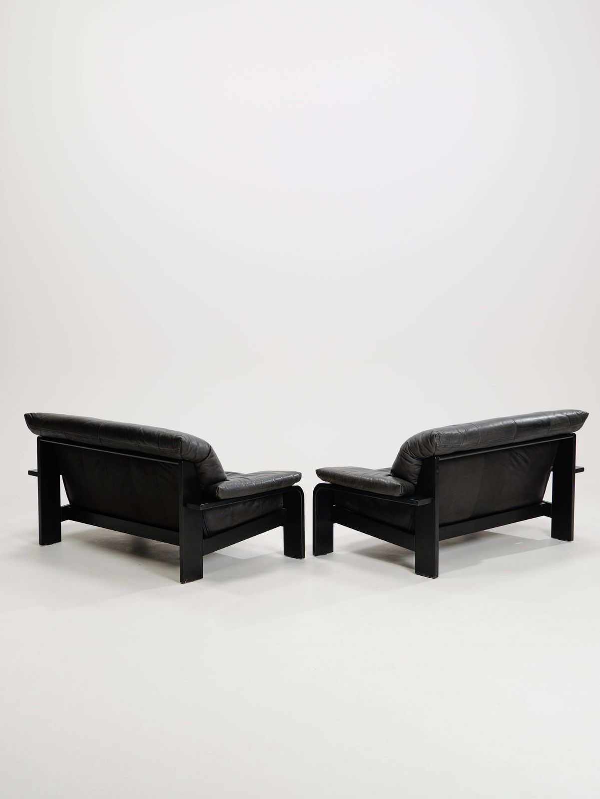 Postmodern German Brutalist Lounge Sofa By Rolf Benz For Musterring, 1990s, Set Of 2 photo Furniture