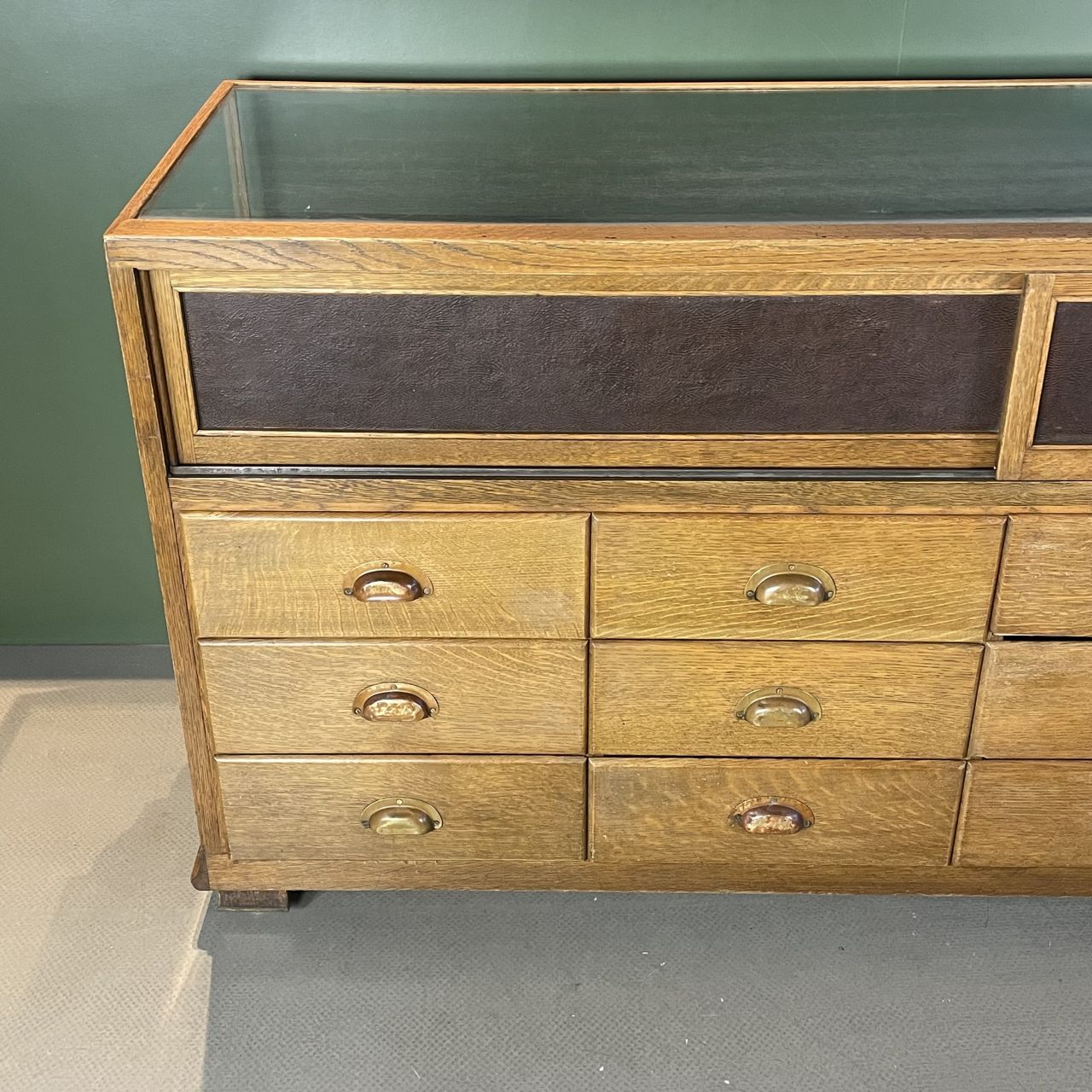 1930s 12 Drawer Shop Counter, Vintage photo buy