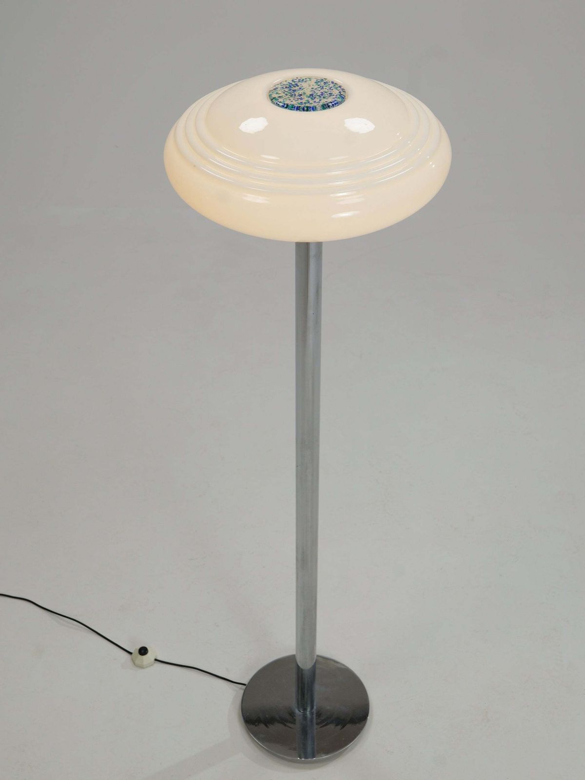 Floor Lamp In Chromed Steel And Glass, 1970s photo vinterior