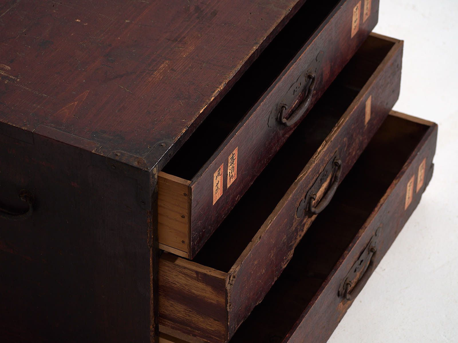 Antique Japanese Cedar Ko Dansu Drawer, Meiji Period (Ca. 1870 1900) #48 photo Furniture