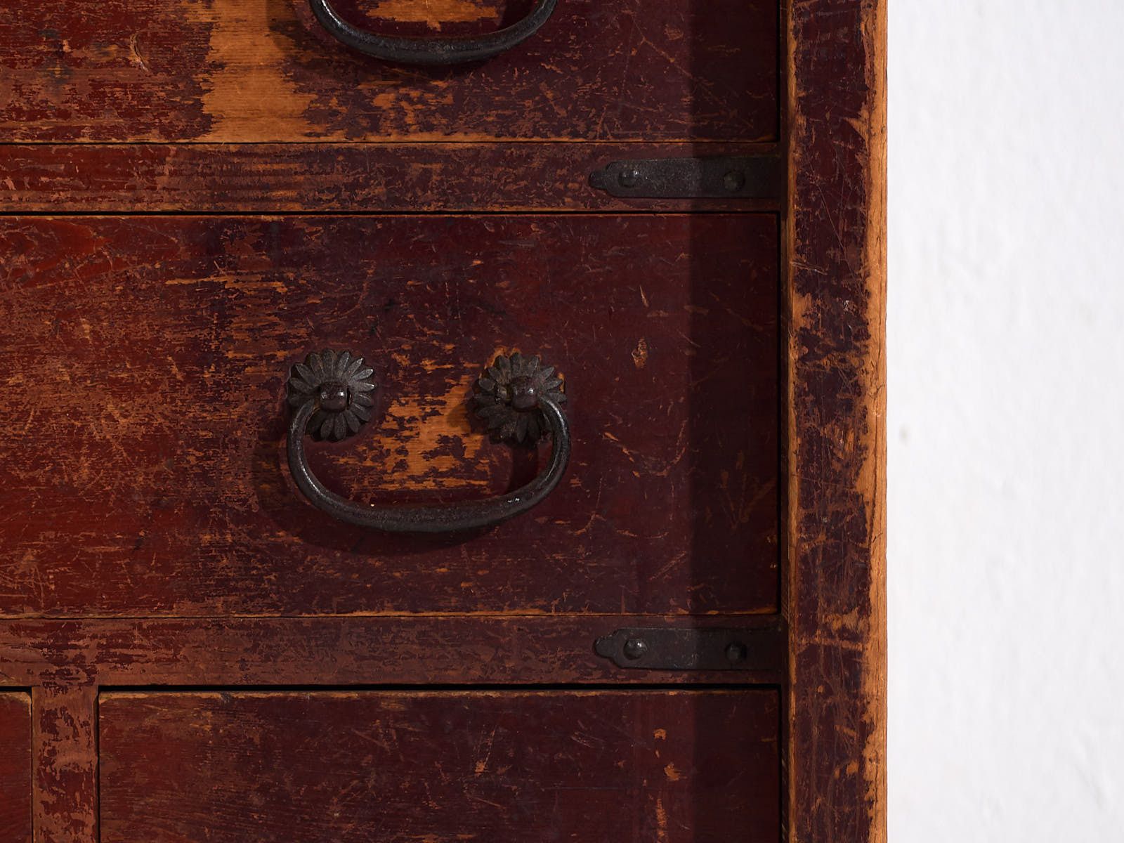 Antique Japanese Cedarwood Merchant's Chest (Choba Dansu), Meiji/Taishō Period (C. 1890 1920) #45 photo Furniture