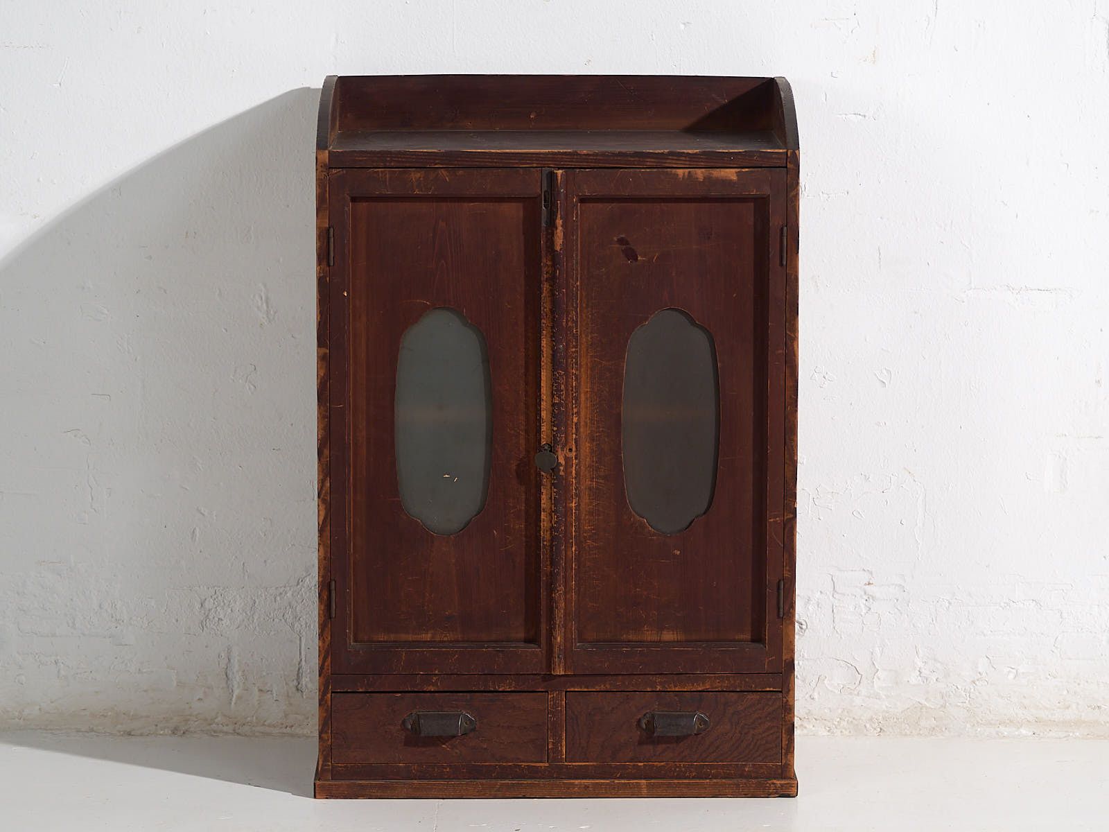 Japanese Kodansu Sideboard With Glazed Doors, Early Taishō Showa Period (C. 1915 1940) #30 photo Furniture