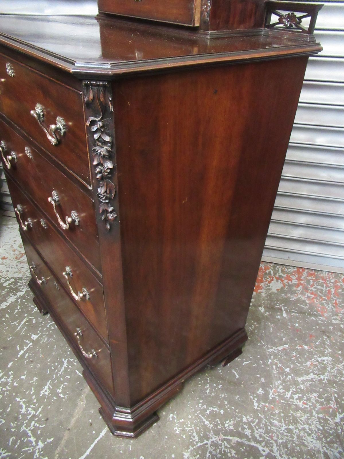 Chippendale   Style    Mahogany Dressing   Table photo vinterior