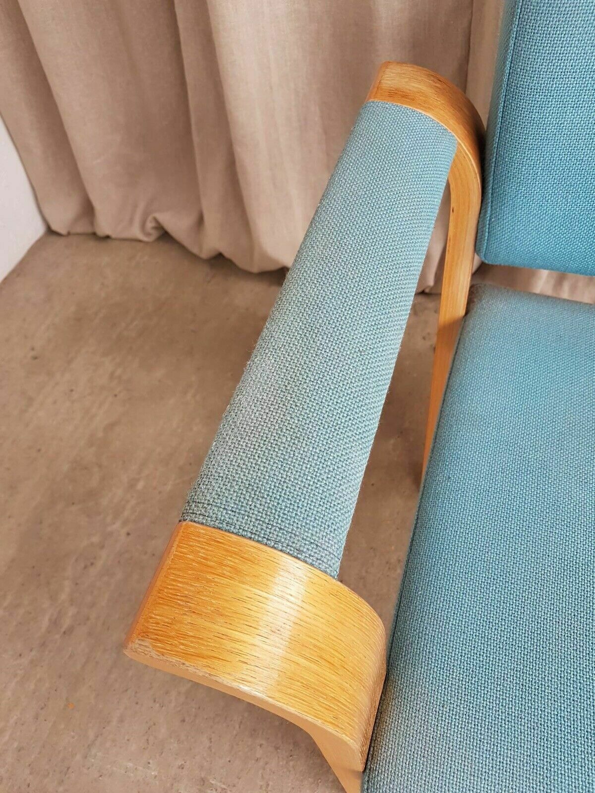 photo for sale Vtg Late Mid Century Armchair Side Chair By Magnus Olesen Modernist Retro R123