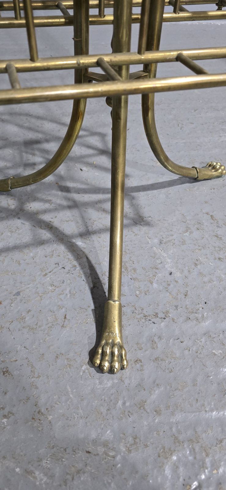 Victorian Brass Revolving Magazine Stand photo buy