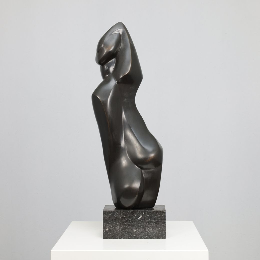 Bronze Woman Figure Sculpture By Francine Govers, Netherlands, 1990s photo for sale