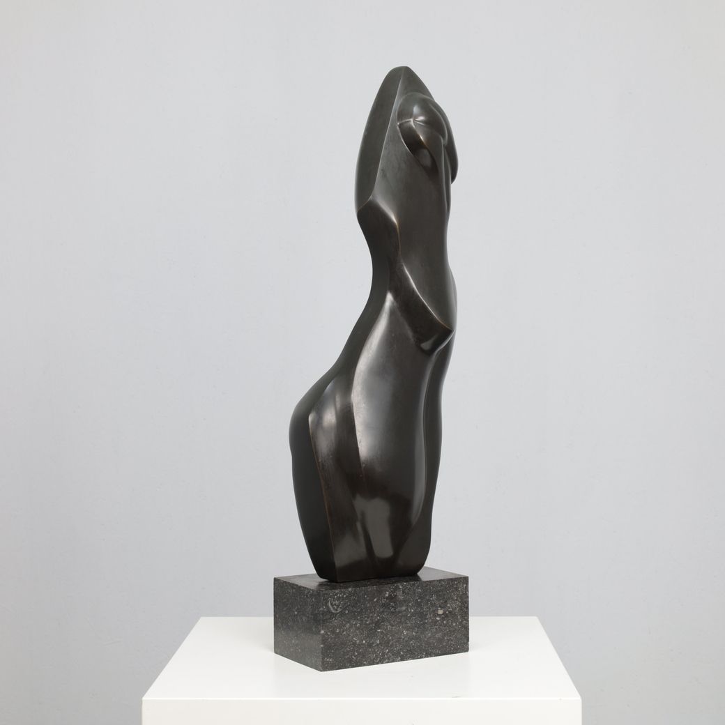 Bronze Woman Figure Sculpture By Francine Govers, Netherlands, 1990s photo 1020.0