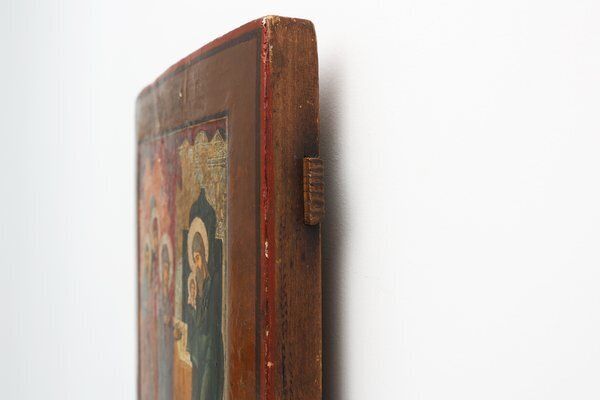 Icon Of The Presentation Of Our Lord, 19th Century, Painting On Wood photo Art