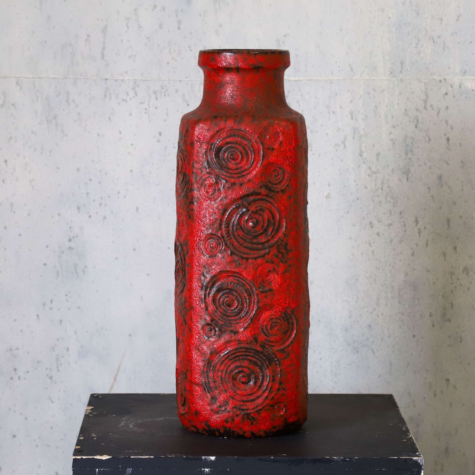 Large Rare Schweich Jura West German Pottery Vase photo furniture