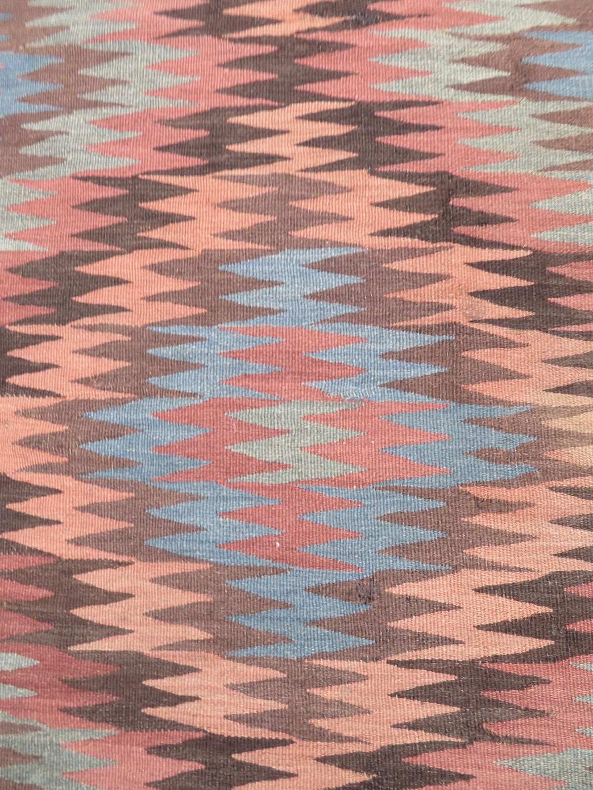 Rare Design Azerbaijan Mianeh Long Kilim Rug. 303cm X 120cm. photo Textiles