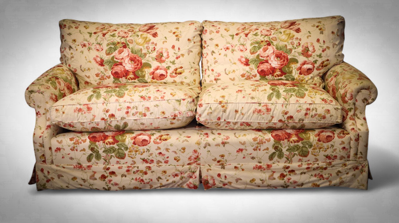 Exquisite Peter Dudgeon 2 Seater Sofa Colefax And Fowler Chintz Country House
