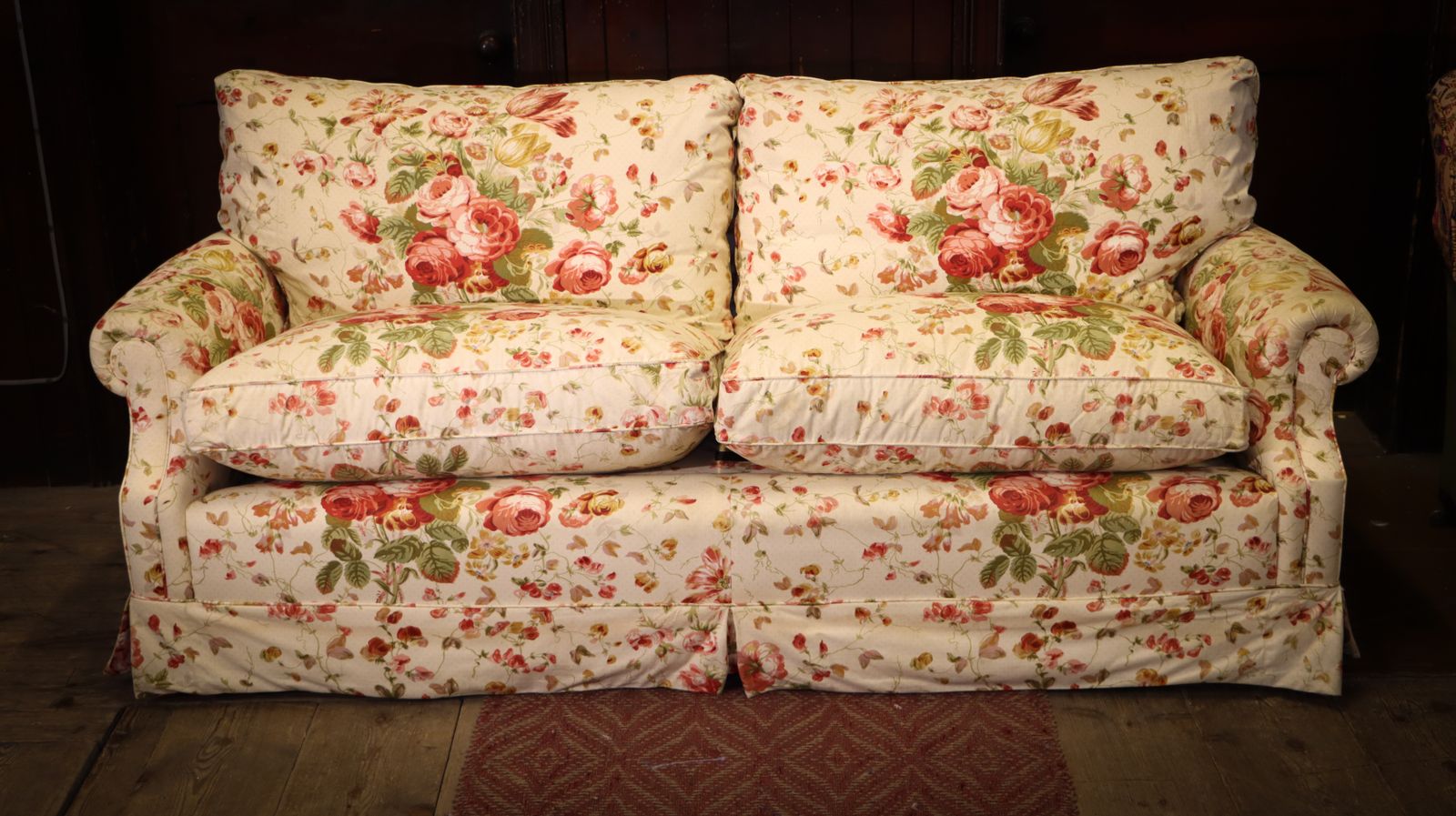 Exquisite Peter Dudgeon 2 Seater Sofa Colefax And Fowler Chintz Country House photo buy