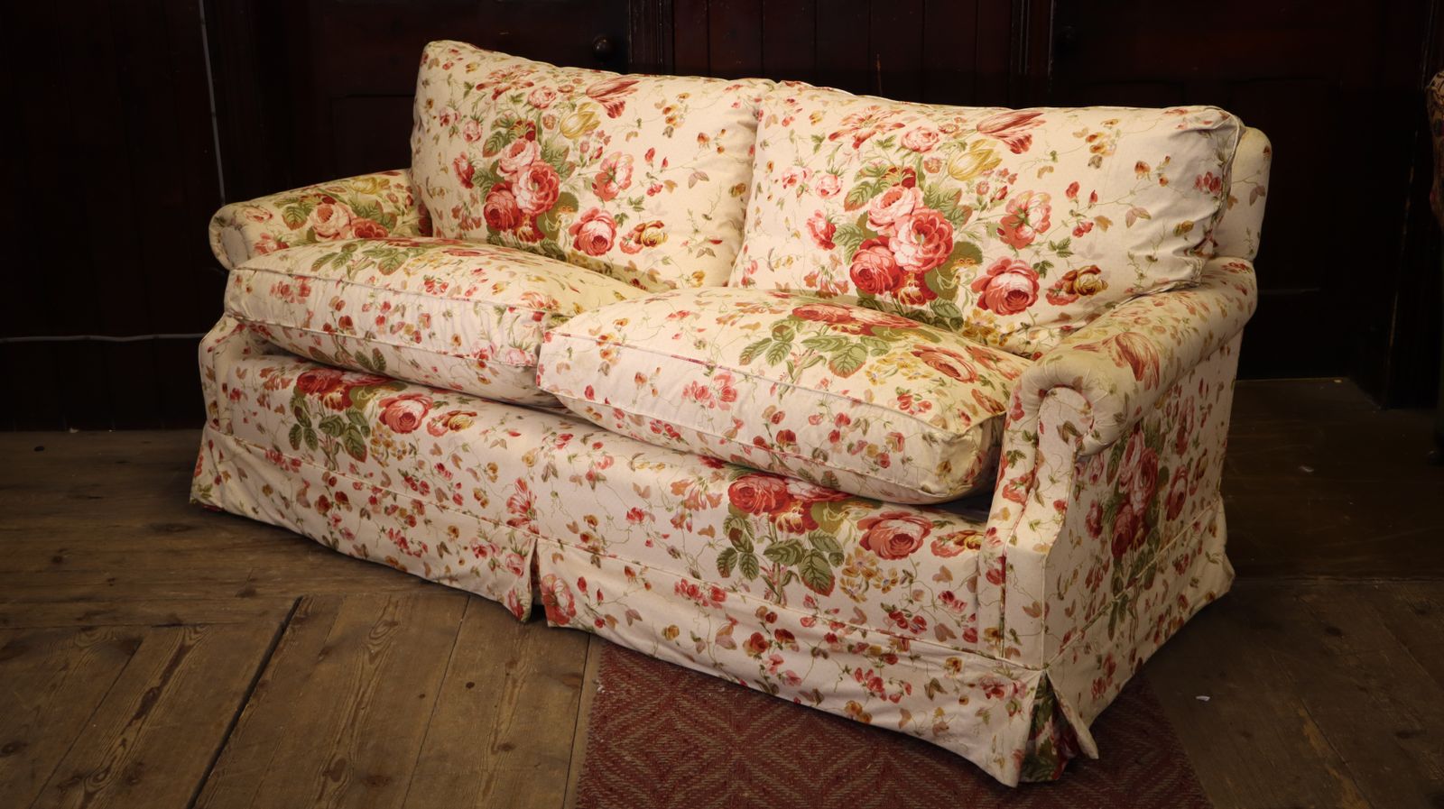 Exquisite Peter Dudgeon 2 Seater Sofa Colefax And Fowler Chintz Country House photo vintage