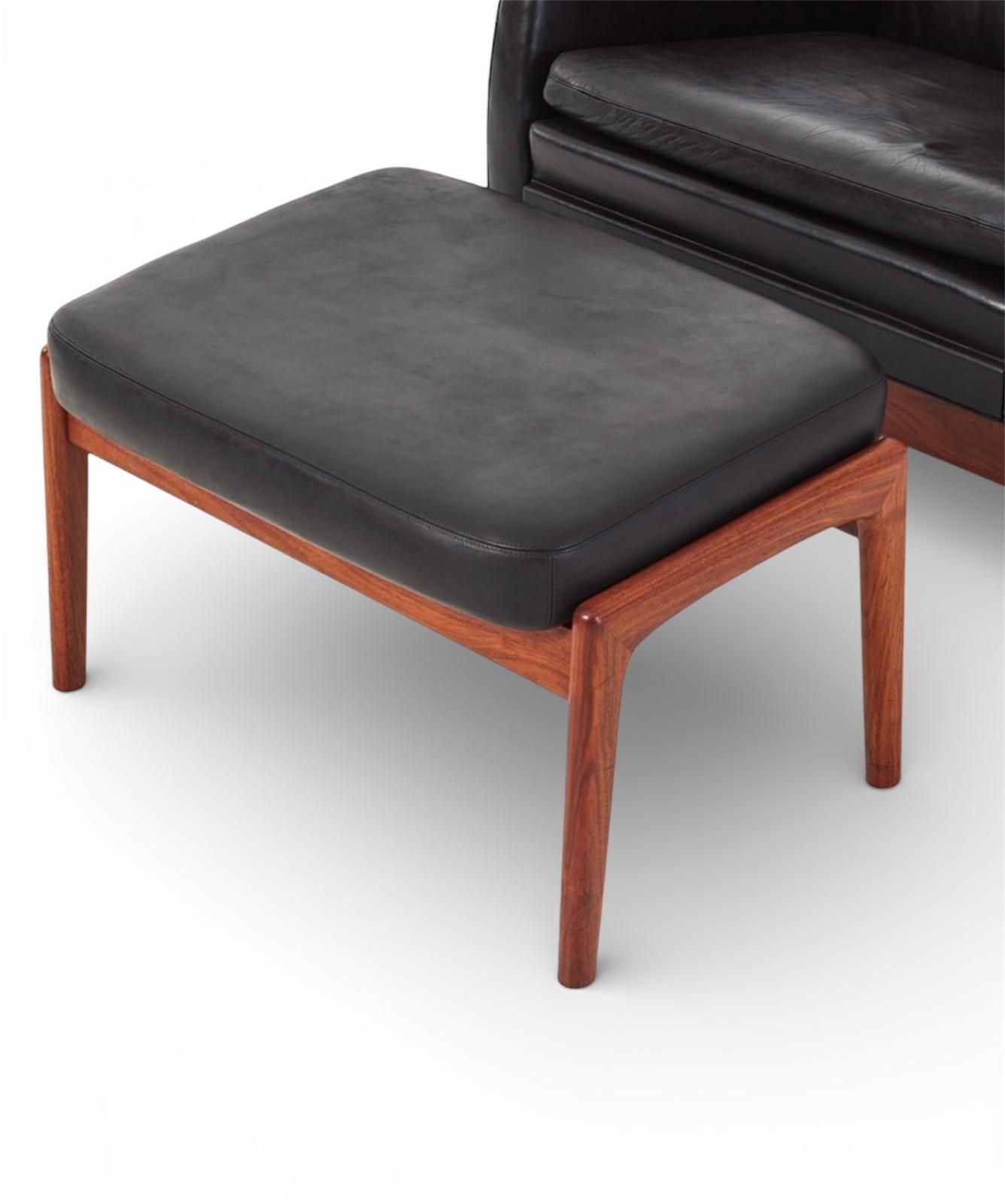 Folke Ohlsson Mid Century “Arizona” Armchair & Footstool Dux Sweden 1960s photo 1895.0