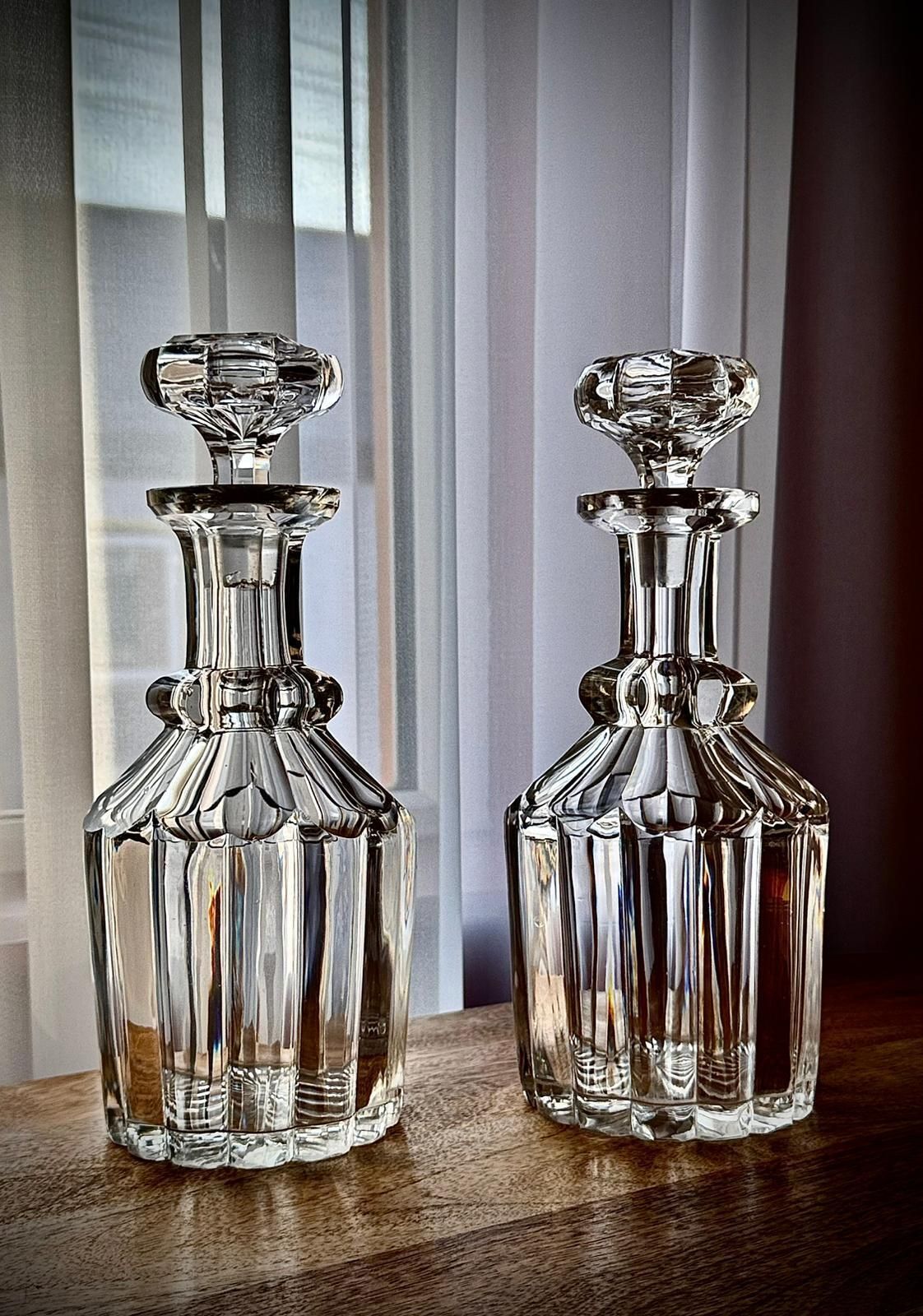 Matched Pair Of Georgian–Regency Cut Glass Decanters, C.1820–1835 photo furniture