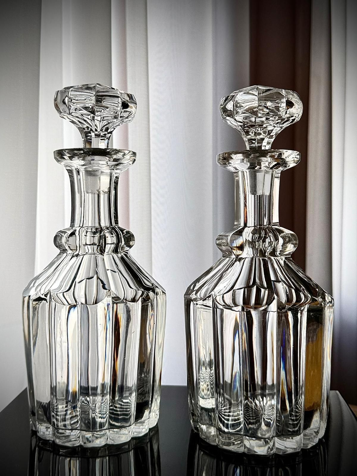 Home Decor Matched Pair Of Georgian–Regency Cut Glass Decanters, C.1820–1835 photo
