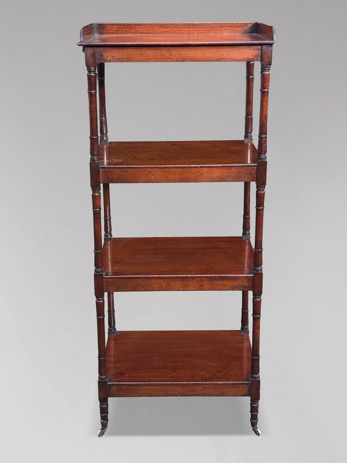 Early 19th Century George IV Period Mahogany 4 Tier Whatnot Music Stand photo buy
