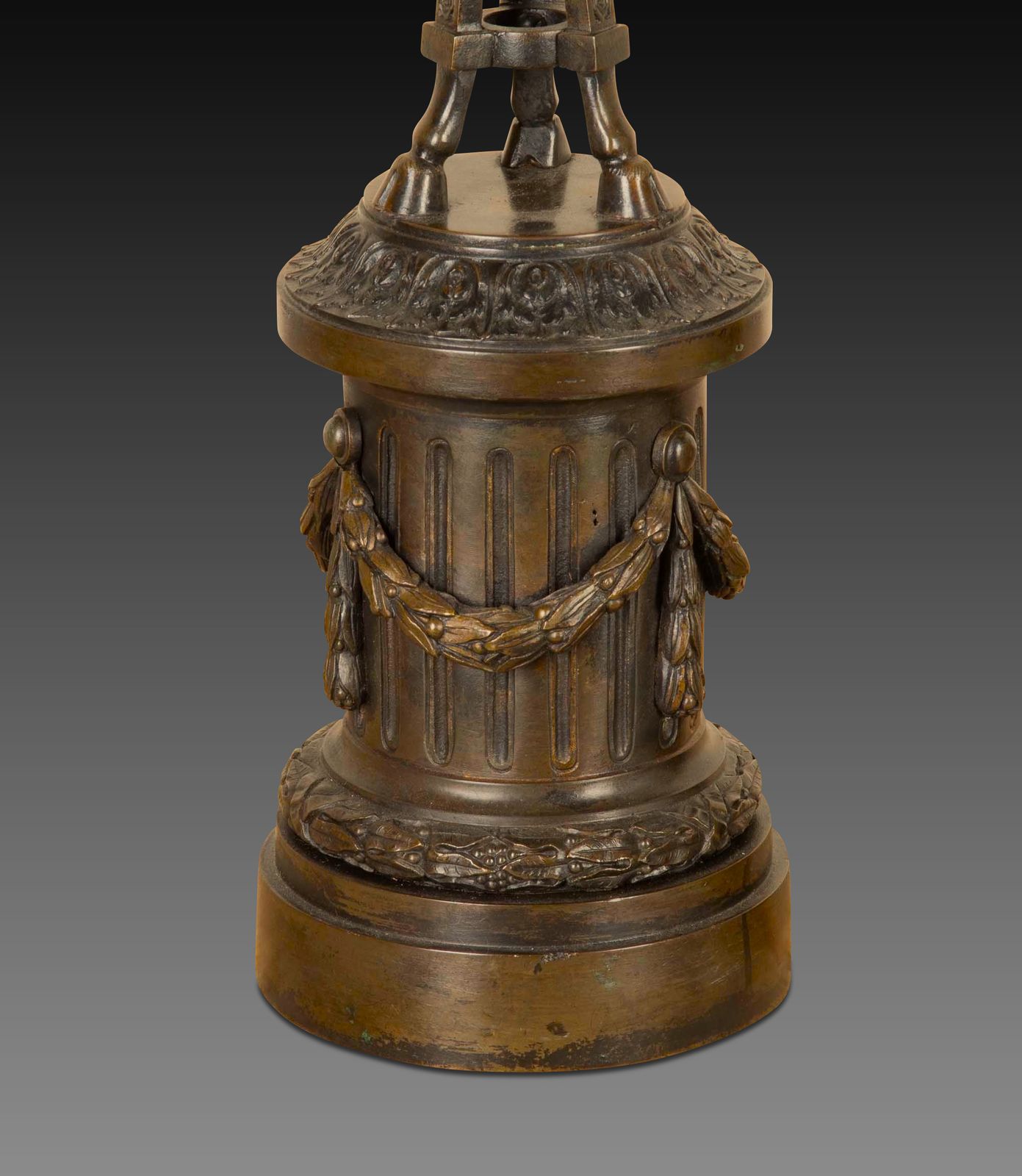 Pair Of 19th Century Italian Bronze Neo Classical Urns photo 1950.0